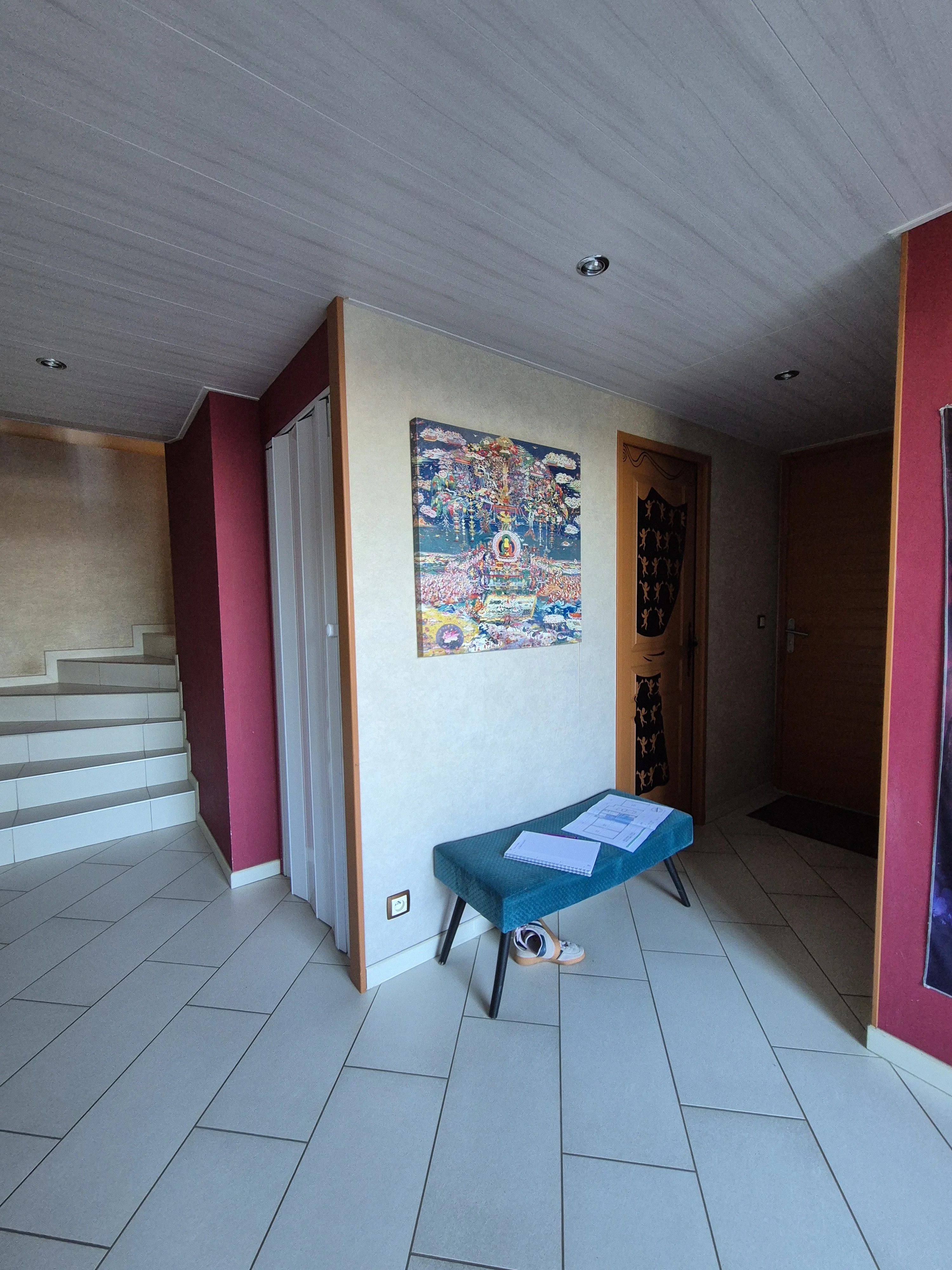 Projet Les Carrés — L'entrée avant
